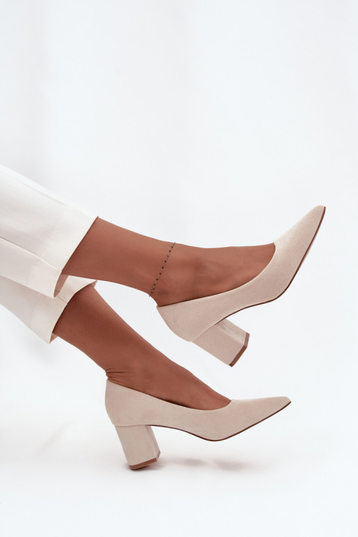 Zapatos Femenino Ze Szpiczastymi Noskami con tacones beige Pavira Zapatos Femenino Ze Szpiczastymi Noskami con tacones beige Pavira