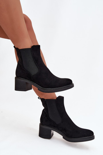 botas con estilo Femenino reloj de color negro Luvina