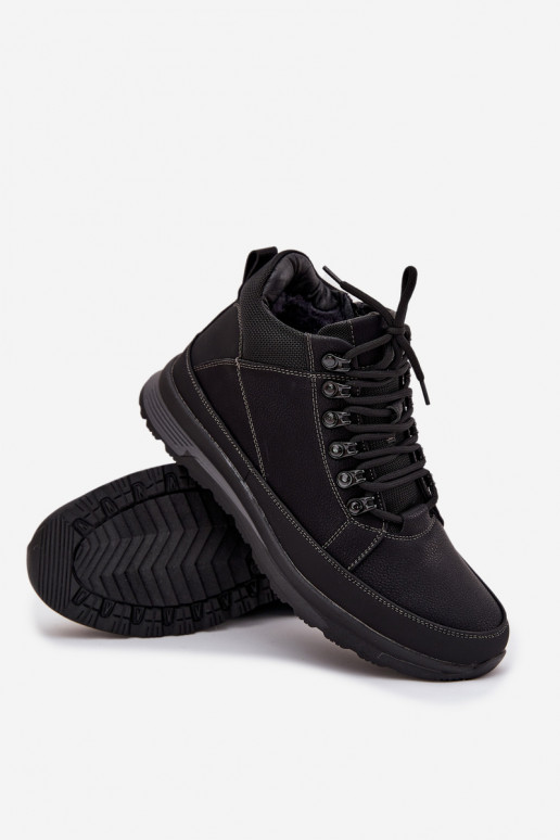 botas de montaña zapatos Tiene quesculino calentamiento de color negro ENivelle botas de montaña zapatos Tiene quesculino calentamiento de color negro ENivelle