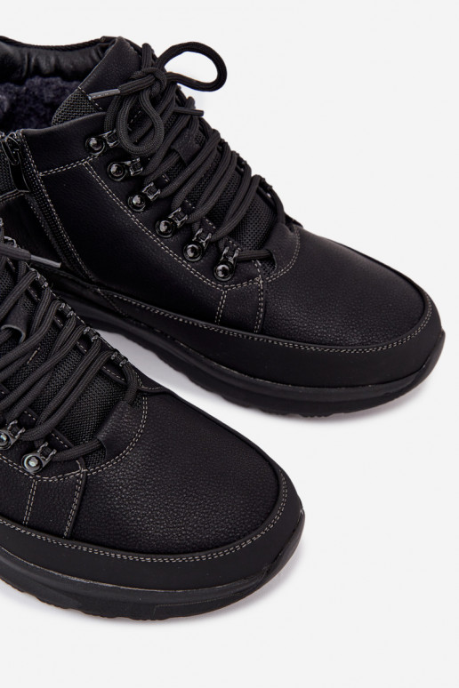 botas de montaña zapatos Tiene quesculino calentamiento de color negro ENivelle botas de montaña zapatos Tiene quesculino calentamiento de color negro ENivelle