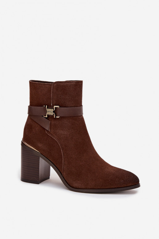 Botas de mujerActivadoturalnego de gamuzau con tacones calentamiento Sergio Leone BT25384-S color marrón Botas de mujerActivadoturalnego de gamuzau con tacones calentamiento Sergio Leone BT25384-S color marrón