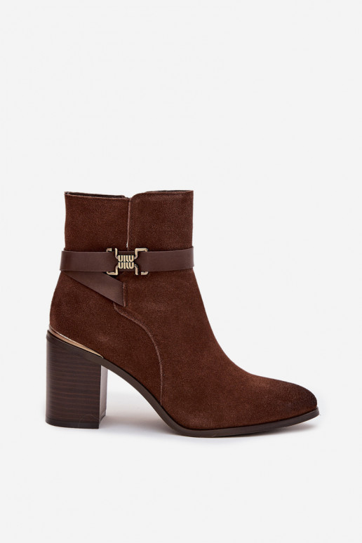 Botas de mujerActivadoturalnego de gamuzau con tacones calentamiento Sergio Leone BT25384-S color marrón Botas de mujerActivadoturalnego de gamuzau con tacones calentamiento Sergio Leone BT25384-S color marrón