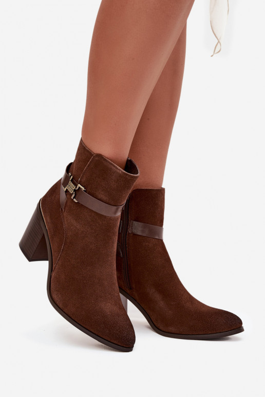 Botas de mujerActivadoturalnego de gamuzau con tacones calentamiento Sergio Leone BT25384-S color marrón Botas de mujerActivadoturalnego de gamuzau con tacones calentamiento Sergio Leone BT25384-S color marrón