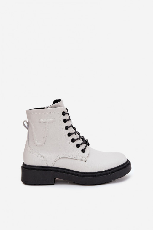 calentamiento Botas de mujerActivadoturalnej Skóry Sergio Leone BT25248-S el color blanco calentamiento Botas de mujerActivadoturalnej Skóry Sergio Leone BT25248-S el color blanco