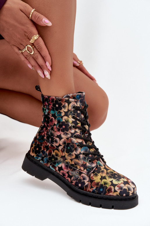 Botas de mujer calentamiento con flores Artiker 57C1050 Colores diferentes