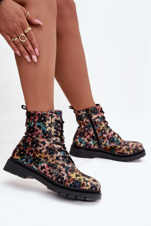 Botas de mujer calentamiento con flores Artiker 57C1050 Colores diferentes