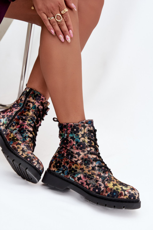 Botas de mujer calentamiento con flores Artiker 57C1050 Colores diferentes