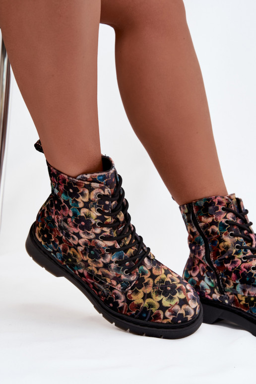 Botas de mujer calentamiento con flores Artiker 57C1050 Colores diferentes