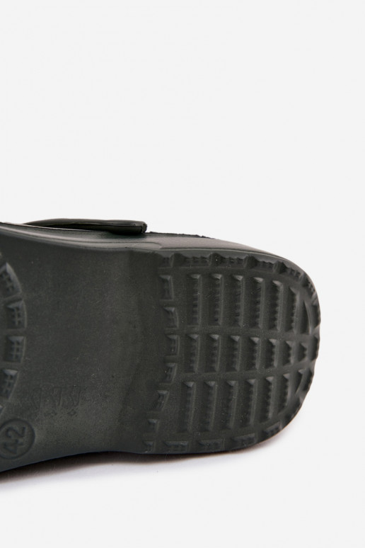 Chanclas de hombre tipo sandalias para jardín y piscina, color verde