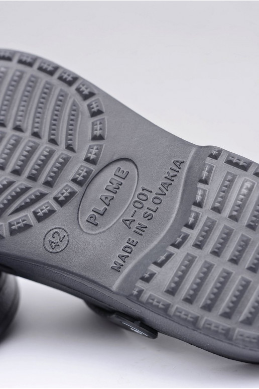 Chanclas de hombre tipo sandalias para jardín y piscina, color gris