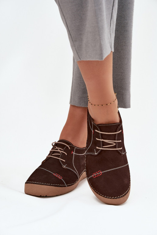 Piel zapatos FemeninoPrzeszyciami Artiker 57C2114 color marrón