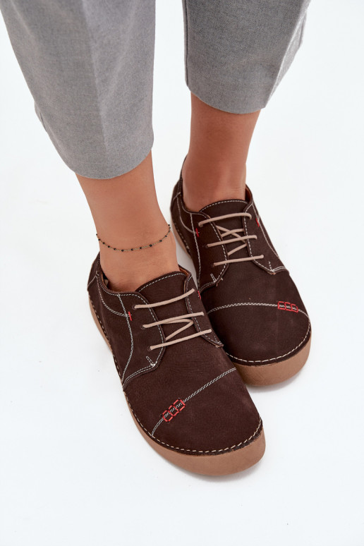 Piel zapatos FemeninoPrzeszyciami Artiker 57C2114 color marrón