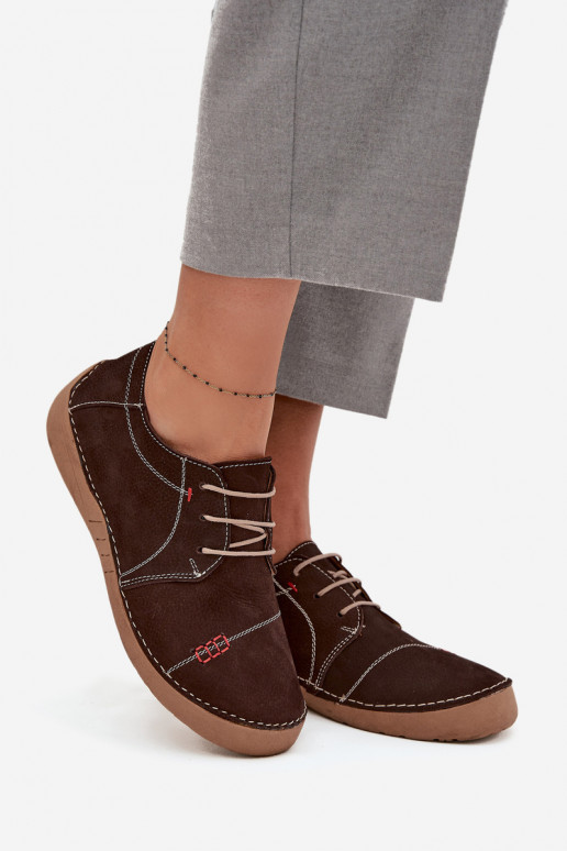 Piel zapatos FemeninoPrzeszyciami Artiker 57C2114 color marrón