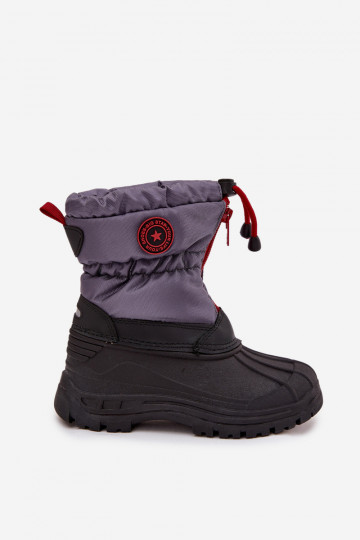 botas de nieve para niños Al castillo Big Star SS374031 gris-de color negro 2