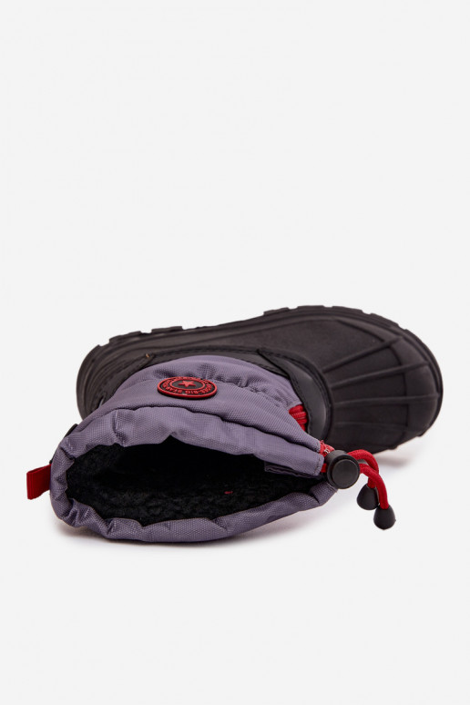 botas de nieve para niños Al castillo Big Star SS374031 gris-de color negro