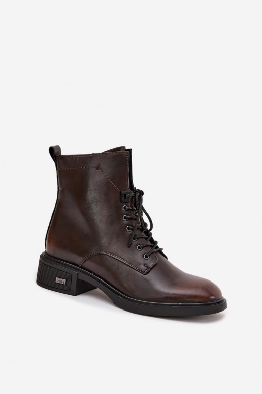 Botas de mujerActivadoturalnej Skóry En un tacón bajo calentamiento Vinceza 39955 CzekoladoAe Botas de mujerActivadoturalnej Skóry En un tacón bajo calentamiento Vinceza 39955 CzekoladoAe