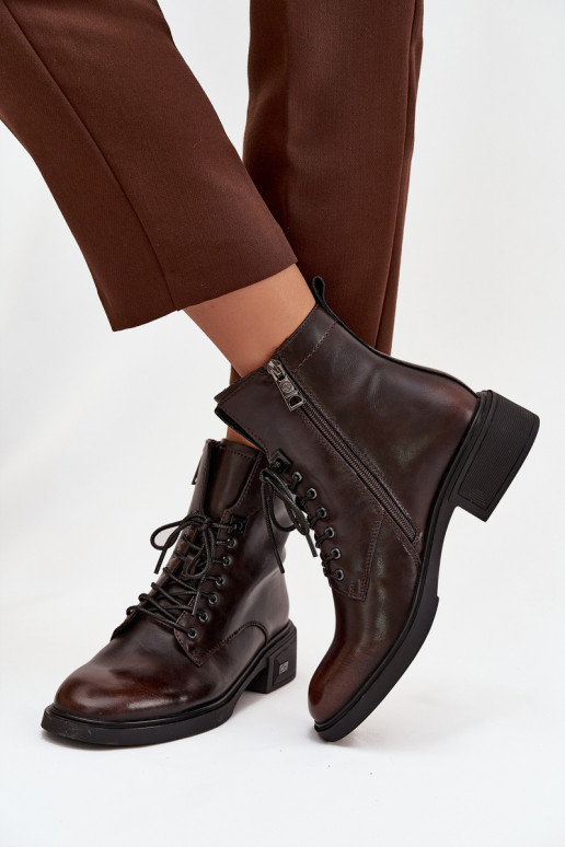 Botas de mujerActivadoturalnej Skóry En un tacón bajo calentamiento Vinceza 39955 CzekoladoAe Botas de mujerActivadoturalnej Skóry En un tacón bajo calentamiento Vinceza 39955 CzekoladoAe