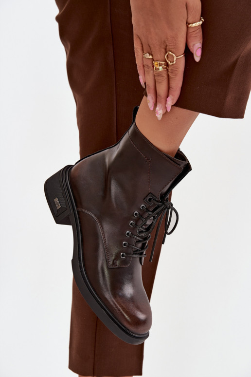 Botas de mujerActivadoturalnej Skóry En un tacón bajo calentamiento Vinceza 39955 CzekoladoAe Botas de mujerActivadoturalnej Skóry En un tacón bajo calentamiento Vinceza 39955 CzekoladoAe