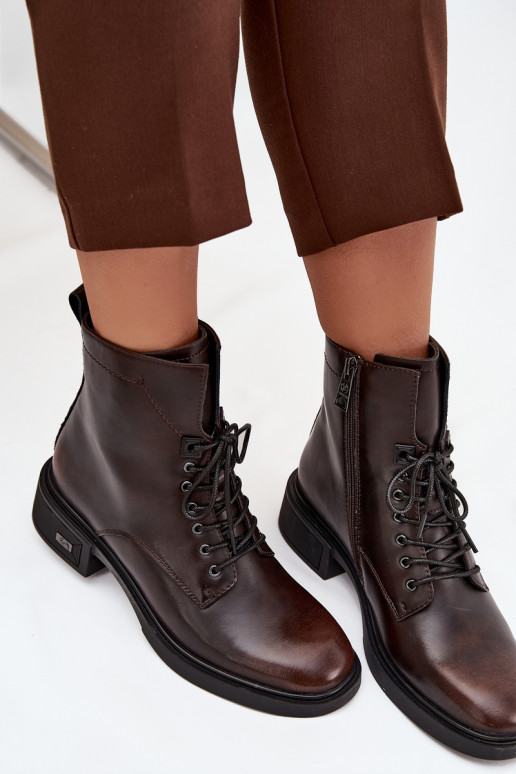 Botas de mujerActivadoturalnej Skóry En un tacón bajo calentamiento Vinceza 39955 CzekoladoAe Botas de mujerActivadoturalnej Skóry En un tacón bajo calentamiento Vinceza 39955 CzekoladoAe