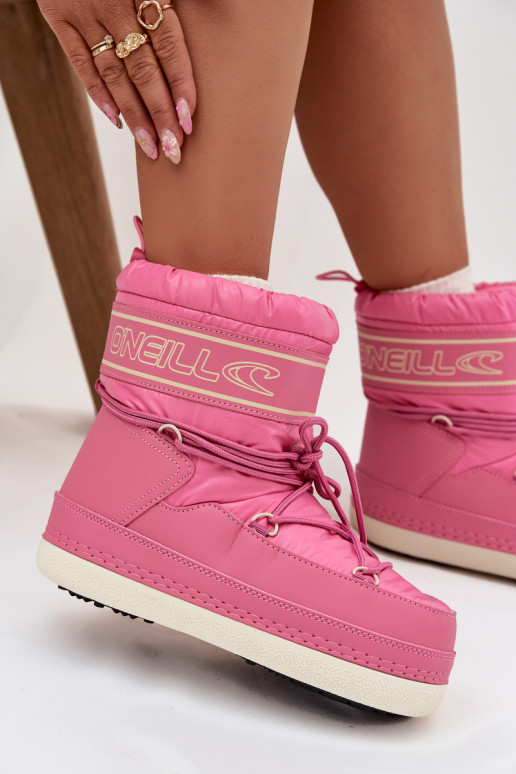 Botas de nieve Femenino con detalles elegantes O'NEILL LISA ENOMEN HIGH 90253012.01U color rosa