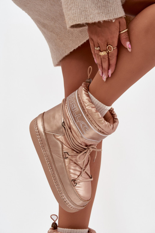 Botas de nieve Femenino con detalles elegantes O'NEILL LISA ENOMEN HIGH 90253012.99U color dorado