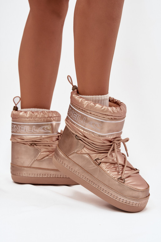 Botas de nieve Femenino con detalles elegantes O'NEILL LISA ENOMEN HIGH 90253012.99U color dorado