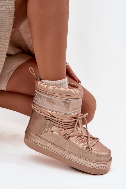 Botas de nieve Femenino con detalles elegantes O'NEILL LISA ENOMEN HIGH 90253012.99U color dorado