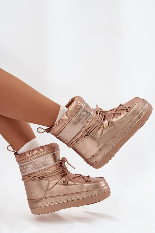 Botas de nieve Femenino con detalles elegantes O'NEILL LISA ENOMEN HIGH 90253012.99U color dorado