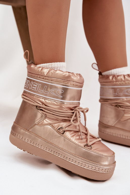 Botas de nieve Femenino con detalles elegantes O'NEILL LISA ENOMEN HIGH 90253012.99U color dorado