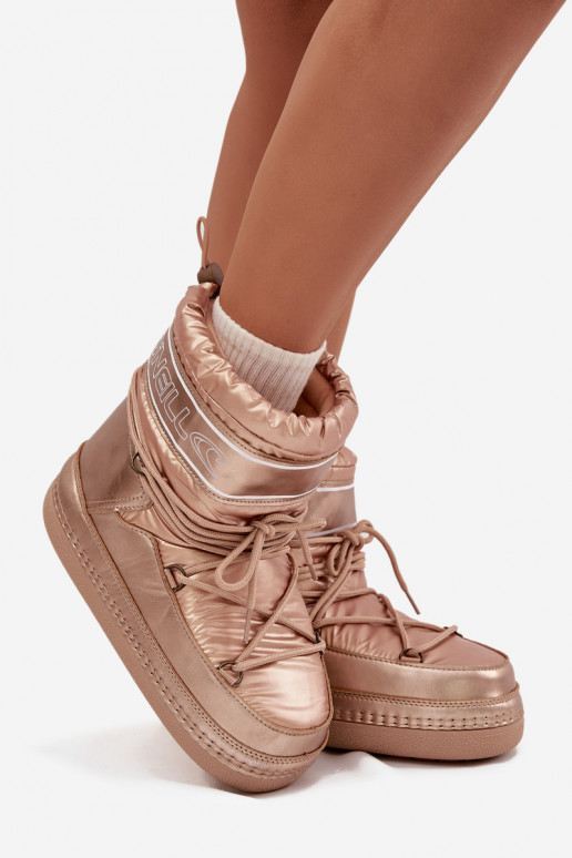 Botas de nieve Femenino con detalles elegantes O'NEILL LISA ENOMEN HIGH 90253012.99U color dorado