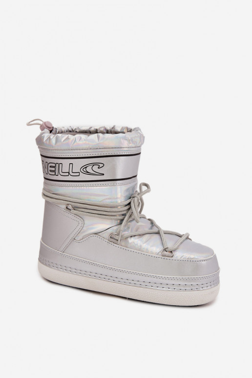 Botas de nieve Femenino con detalles elegantes O'NEILL LISA ENOMEN HIGH 90253012.99S color plata