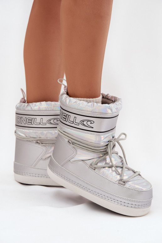 Botas de nieve Femenino con detalles elegantes O'NEILL LISA ENOMEN HIGH 90253012.99S color plata