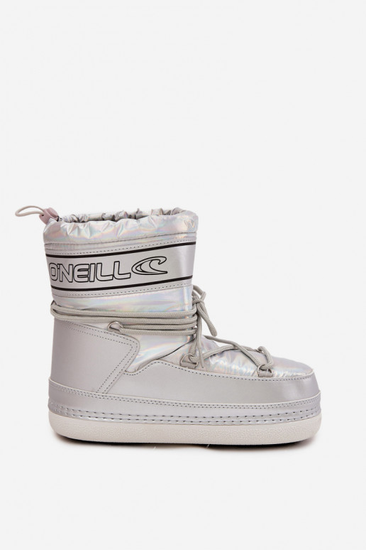 Botas de nieve Femenino con detalles elegantes O'NEILL LISA ENOMEN HIGH 90253012.99S color plata