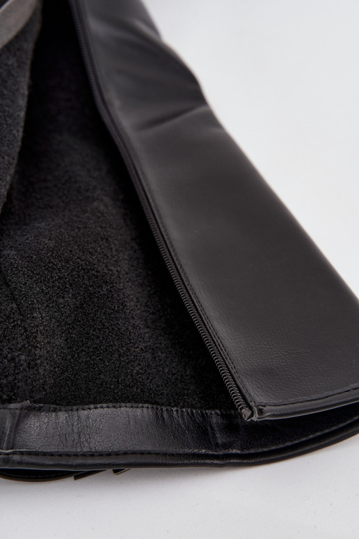 Botas cálidas con tacones con hebillas Vinceza 58589 de color negro