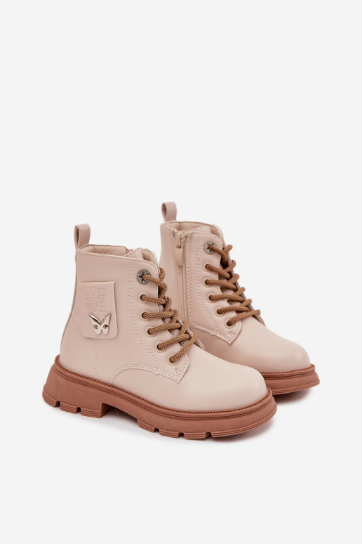 calentamiento Botas Infantil Al castillo beige Alverina calentamiento Botas Infantil Al castillo beige Alverina