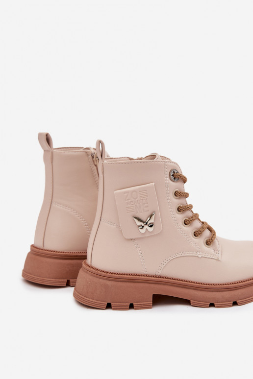 calentamiento Botas Infantil Al castillo beige Alverina calentamiento Botas Infantil Al castillo beige Alverina