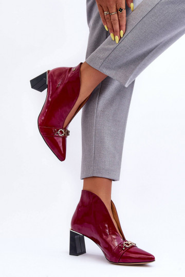 Piel Botas con tacones Tiene queciejka 05262-15 color rosa 2
