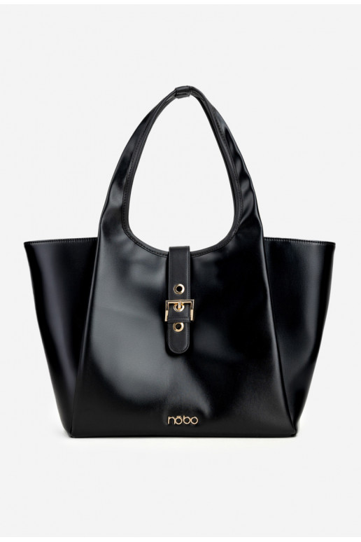 Tiene queno Compradorka con hebillas NOBO BAG6010-020 negro