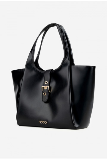 Tiene queno Compradorka con hebillas NOBO BAG6010-020 negro 2