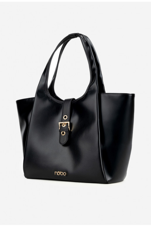 Tiene queno Compradorka con hebillas NOBO BAG6010-020 negro