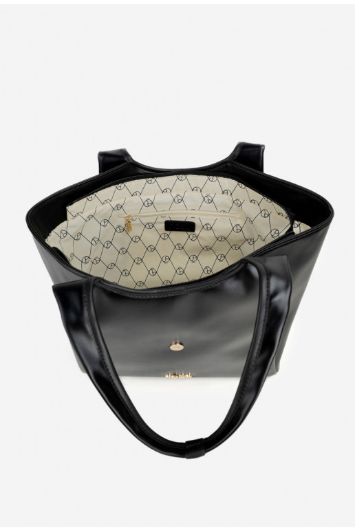 Tiene queno Compradorka con hebillas NOBO BAG6010-020 negro