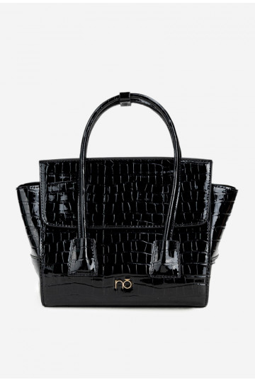 un bolso pequeño TrompaTłoczonym Un ejemplo NOBO BAG5800-M20 negro