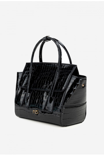 un bolso pequeño TrompaTłoczonym Un ejemplo NOBO BAG5800-M20 negro 2