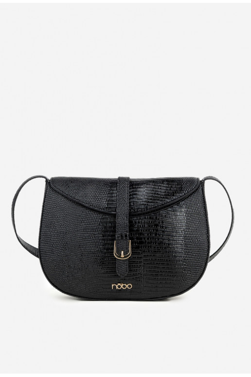 Tiene queno CarteroDrobnym Tłoczeniem NOBO BAG5780-M20 negro