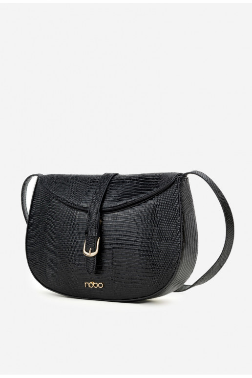 Tiene queno CarteroDrobnym Tłoczeniem NOBO BAG5780-M20 negro