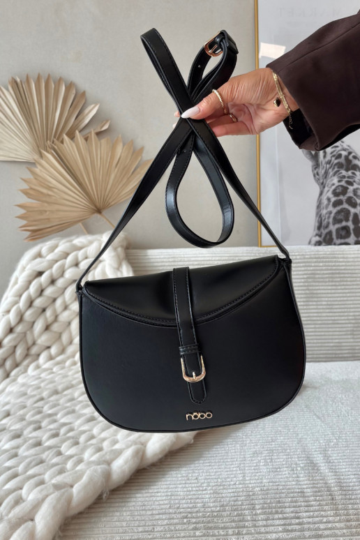 Tiene queno CarteroDrobnym Tłoczeniem NOBO BAG5780-M20 negro
