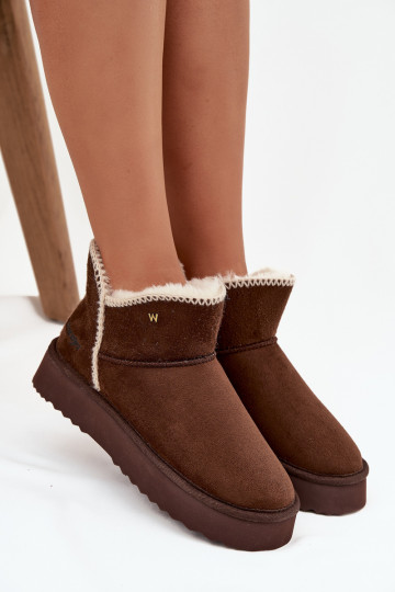 Botas de nieve Femenino con una plataforma ENrangler 20253093.IKU CzekoladoAe