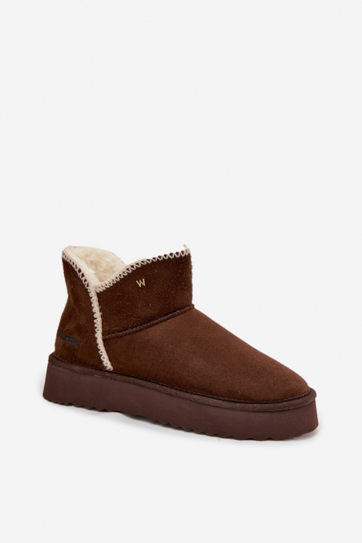 Botas de nieve Femenino con una plataforma ENrangler 20253093.IKU CzekoladoAe