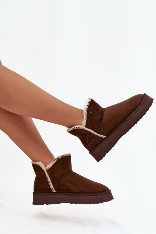 Botas de nieve Femenino con una plataforma ENrangler 20253093.IKU CzekoladoAe