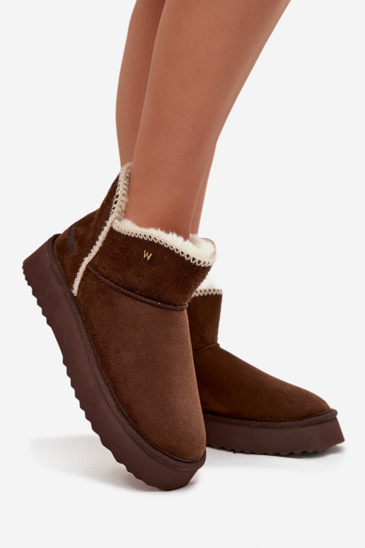 Botas de nieve Femenino con una plataforma ENrangler 20253093.IKU CzekoladoAe